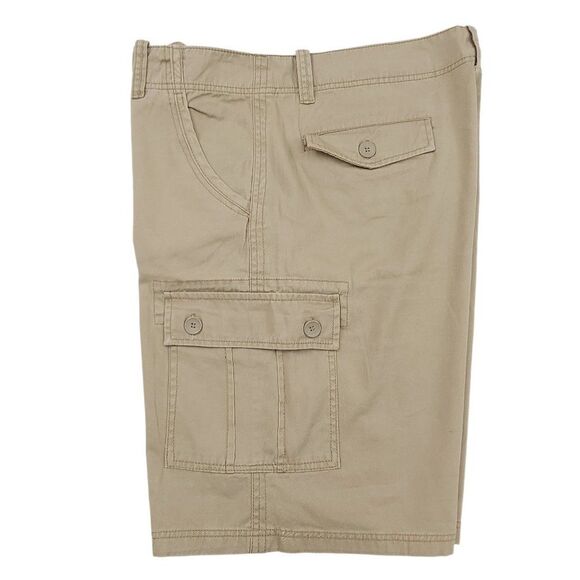 1688 Revolution Cargo Shorts Mens 40 Beige Flat Front High Rise Pockets Outdoor - Picture 4 of 8